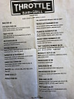 Throttle Grill menu