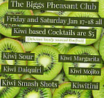 Biggs Pheasant Club menu