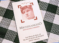 Michelangelo Ristorante-Pizzeria menu