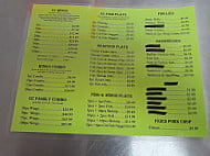 Cc Fish House menu