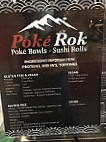 Poke Rok menu