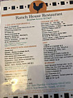Ranch House At Yarnell menu
