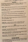 Giggles Cafe menu