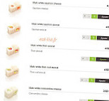 Sushi Design menu