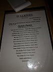 Walker's Hookah Cafe menu