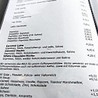 Café M&e menu