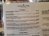 Sara's Richland Cafe menu