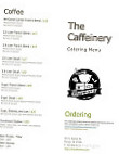 The Caffeinery menu
