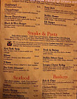 Little Missouri Saloon Dining Room menu