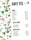 Cafe Tee menu