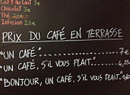 Café Crok menu