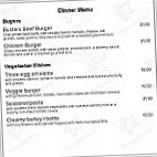 Buster Crabb menu