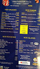 Ved'As Pizza menu