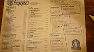 Pizzeria Da Beppe menu
