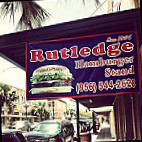 Rutledge Hamburgers outside