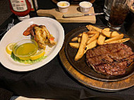 Abe's Rib-eye Barn food