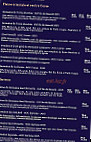 Le Wagon Bleu menu