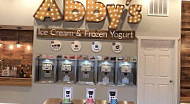 Abby's Ice Cream Frozen Yogurt inside