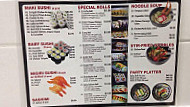 Una Sushi menu