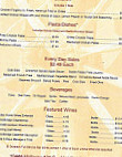 Eldorado Steakhouse menu