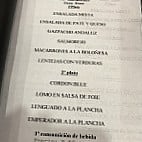 Casa Ximo menu