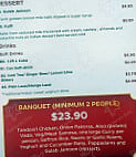 Royal Bengal Indian menu