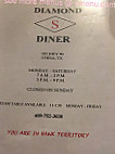 Diamond S Diner menu