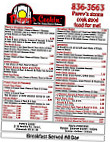 Pappy's Cookin' menu