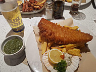 Posh Fish And Chips The Beehive food