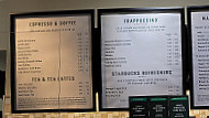 Starbucks menu