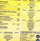 Asian Paradise menu