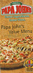 Papa John's Pizza menu