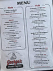 George's Gourmet Pizzeria Norwest menu