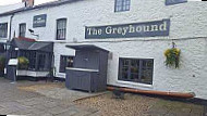 Greyhound outside