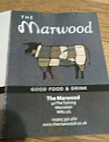 The Marwood menu