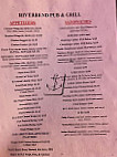 Riverbend Pub Grill menu