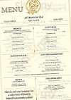 Vintage Sugar Tearooms And Cocktail menu