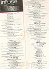 Infuse Modern Indian Bistro menu