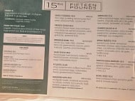Fifteen Pounds Cafe menu