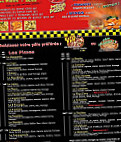 Mega Pizza menu