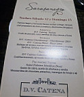 Sarasanegro menu