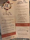 Lady M's Tearoom menu