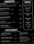 American Cafe menu