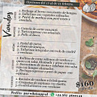 Nanas de Cebolla menu