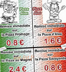 Pizza Alex menu