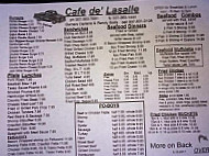 Cafe De La Salle menu