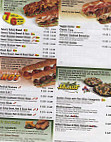 Subway menu