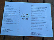 Coal River & Co menu
