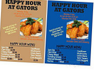 Gator's Grill Spirits menu