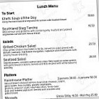 Buster Crabb menu
